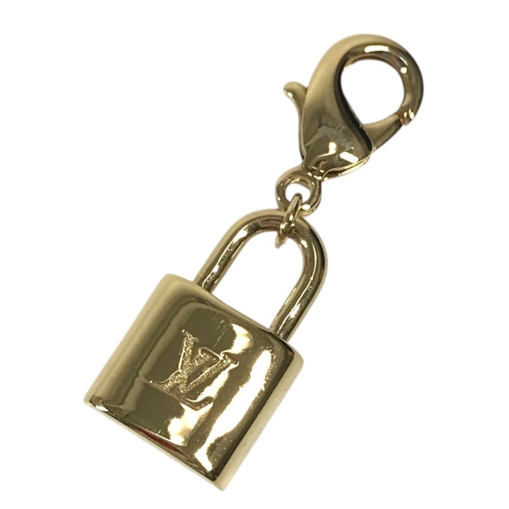 LOUIS VUITTON (Louis Vuitton) Unknown LV Logo Padlock Charm Keychain Bag Pend...